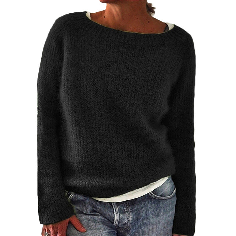 Solid Color Quiet Basic Sweater