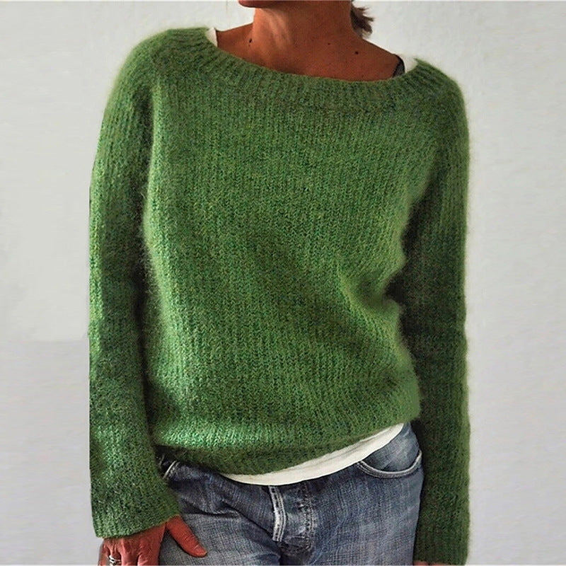 Solid Color Quiet Basic Sweater