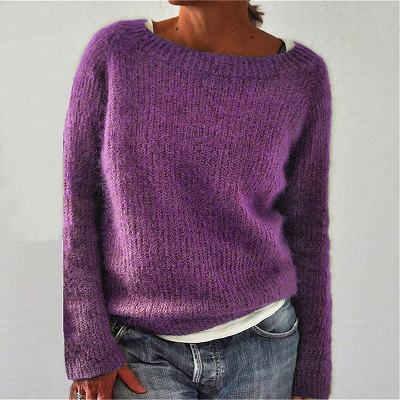 Solid Color Quiet Basic Sweater