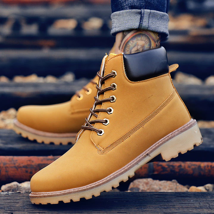 Men'S Lace-Up Martin Boots