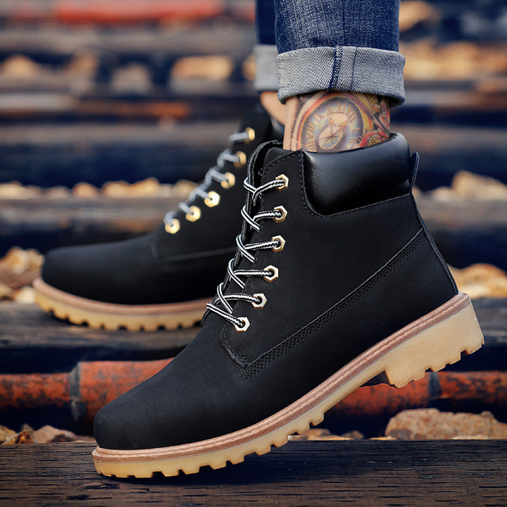 Men'S Lace-Up Martin Boots