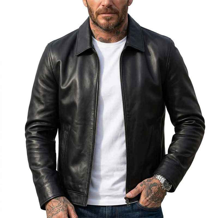 Men'S Casual Korean-Style Leather Clothing