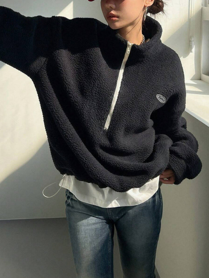 Draw Rope Letter Coat