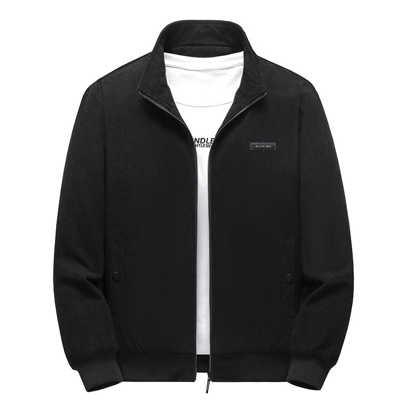 Large-Size Velvet Padded Jacket
