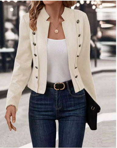 Double-Breasted Detail Jacket