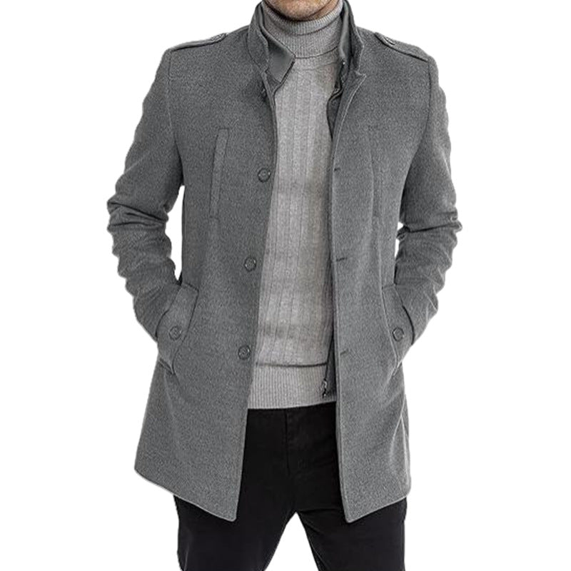 Men'S Woolen Coat