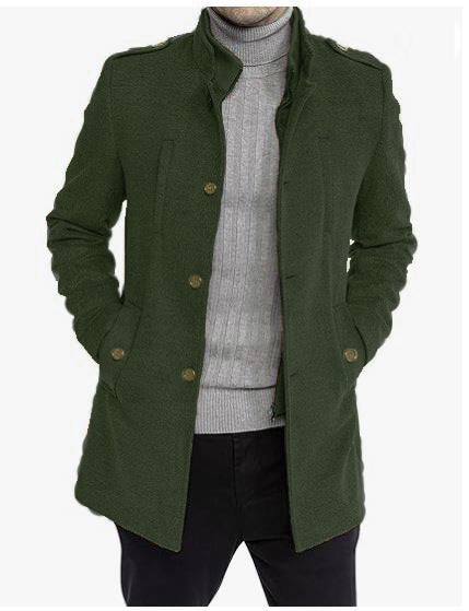 Men'S Woolen Coat