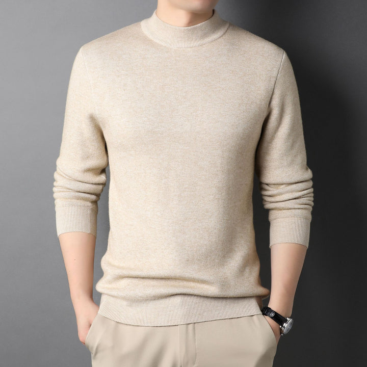 Men'S Solid Color Sweater