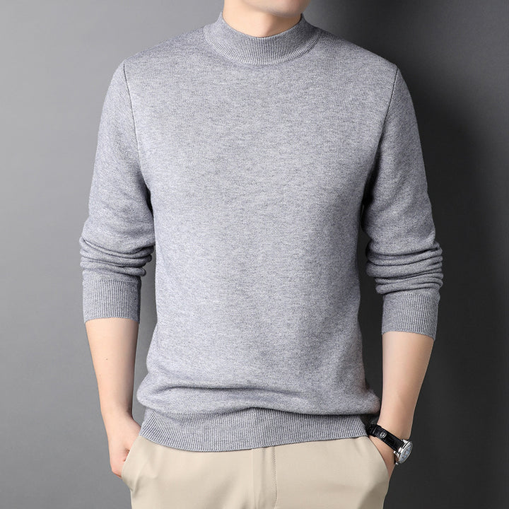 Men'S Solid Color Sweater