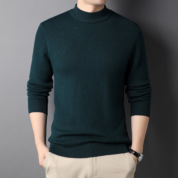Men'S Solid Color Sweater