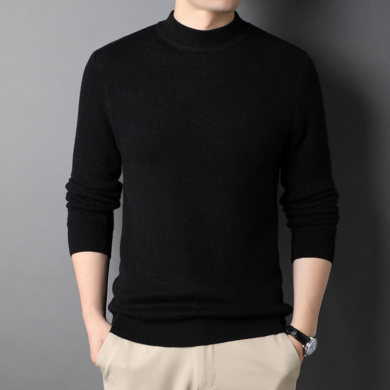 Men'S Solid Color Sweater
