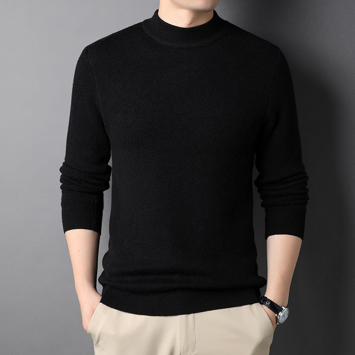 Men'S Solid Color Sweater