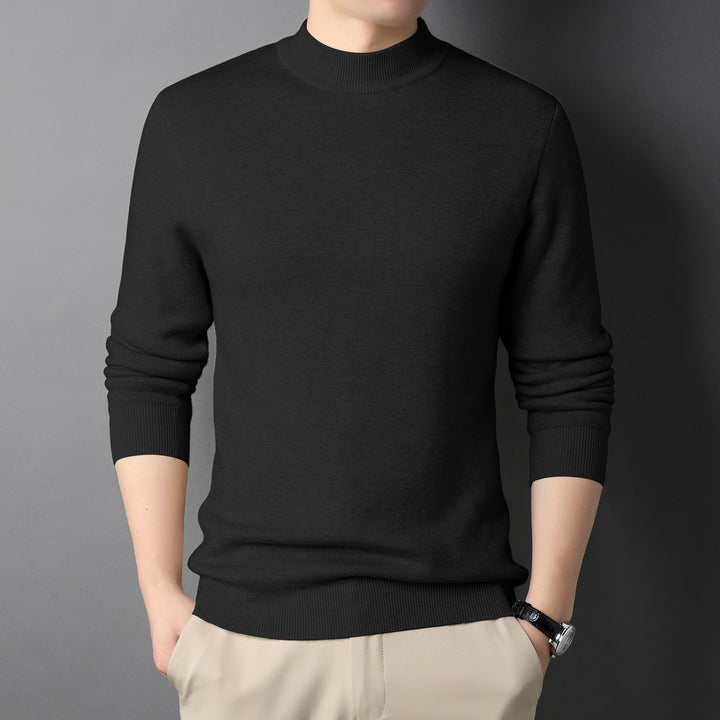 Men'S Solid Color Sweater
