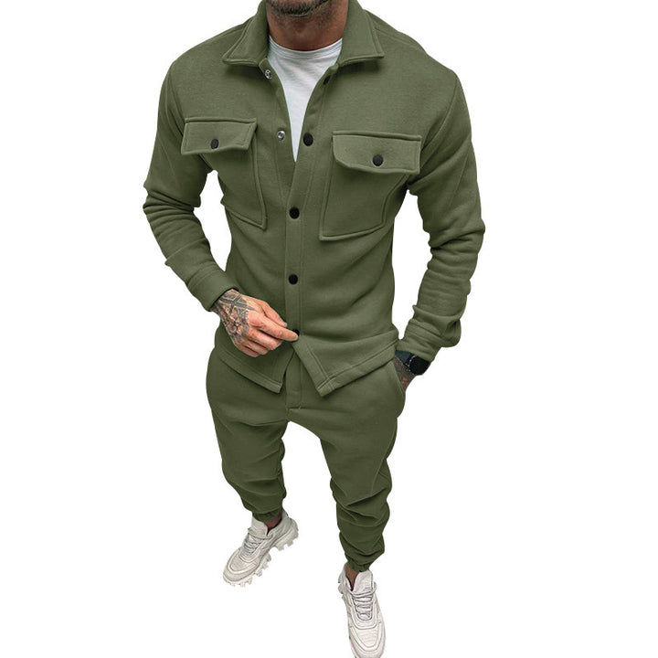 Men'S Solid Color Casual Suit