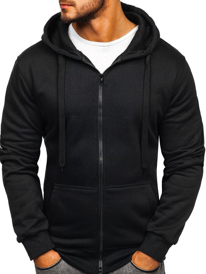Men'S Hooded Solid Color Sweats