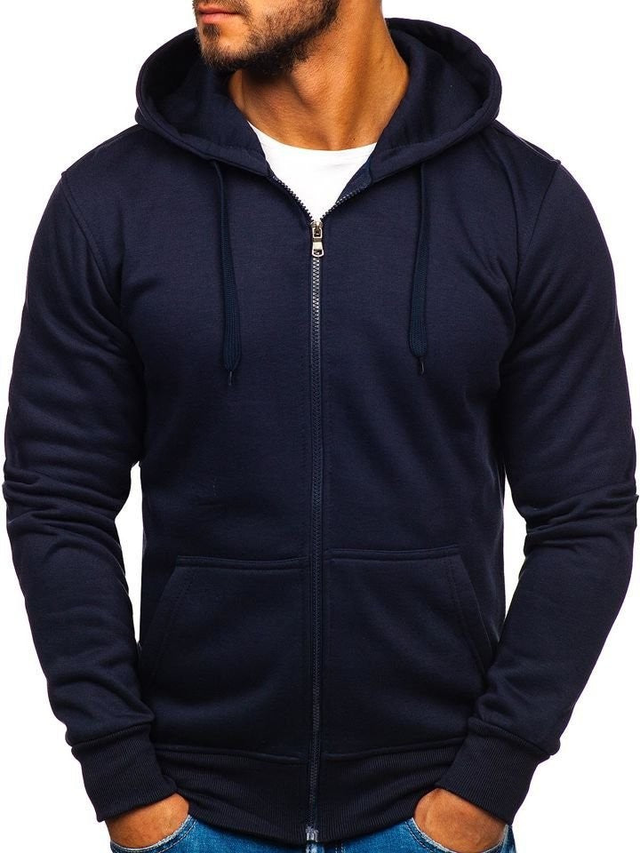 Men'S Hooded Solid Color Sweats