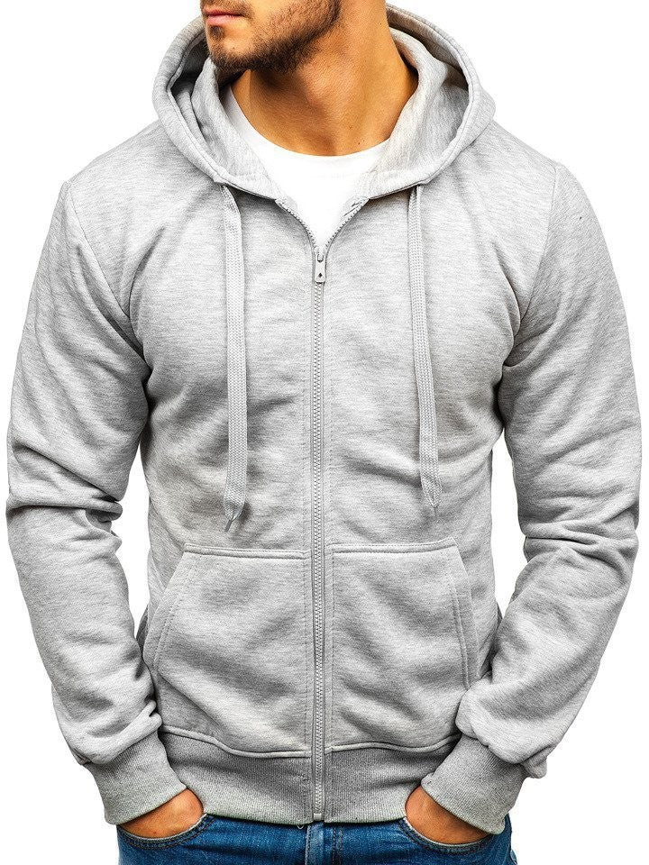 Men'S Hooded Solid Color Sweats