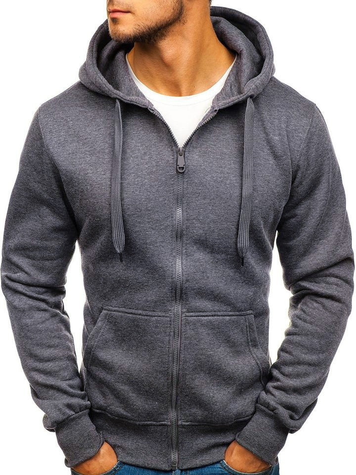 Men'S Hooded Solid Color Sweats