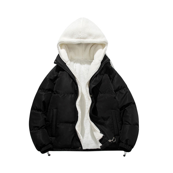 Trendy Hooded Cotton Coat