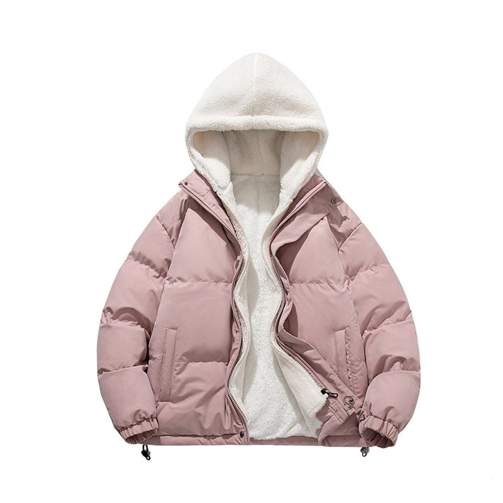Trendy Hooded Cotton Coat