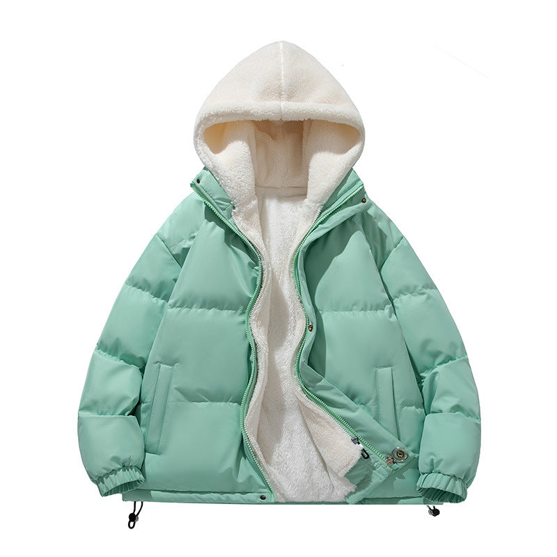 Trendy Hooded Cotton Coat