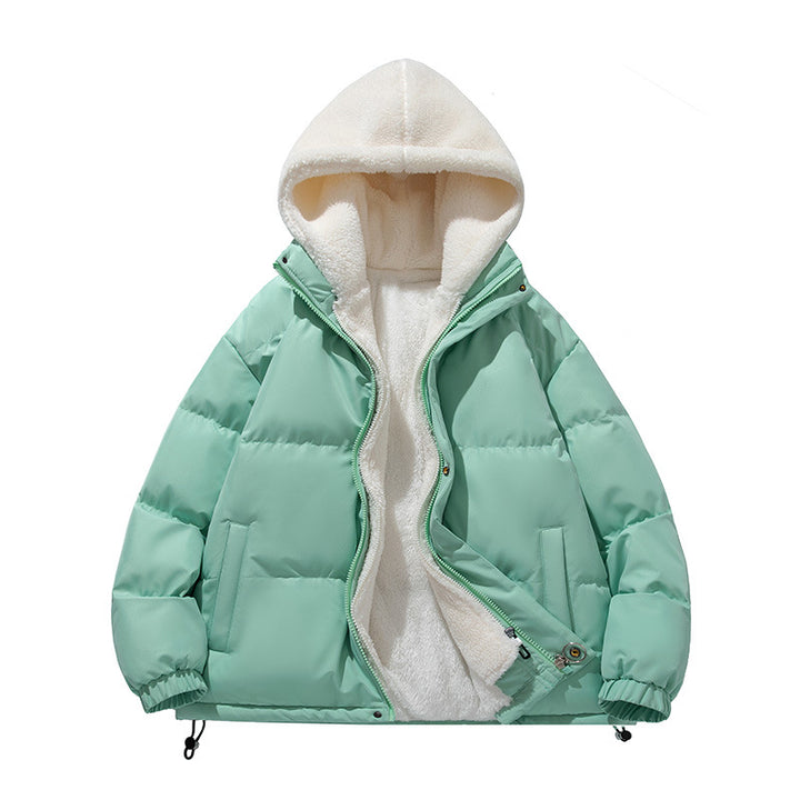 Trendy Hooded Cotton Coat