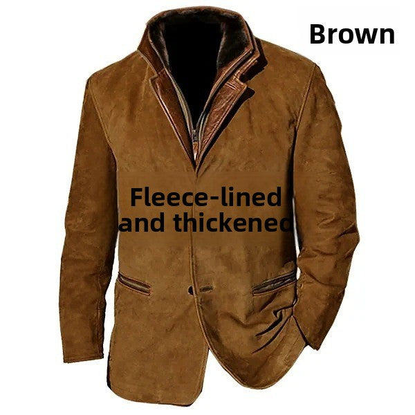 Lapel Frock Contrast Coat