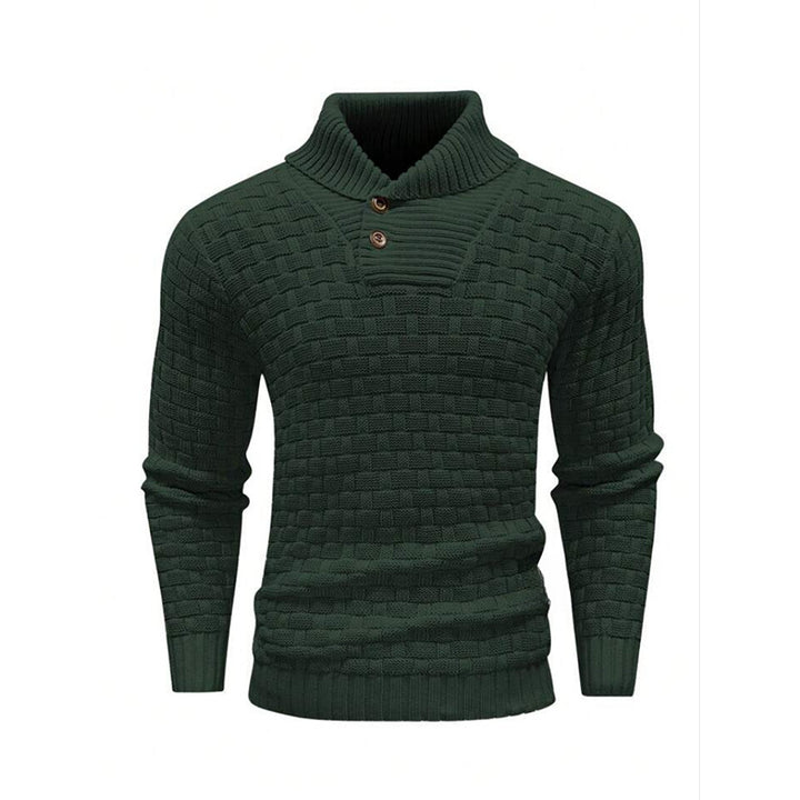 Fashion Round Neck Slim Sweater Men'S