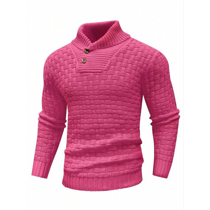 Fashion Round Neck Slim Sweater Men'S