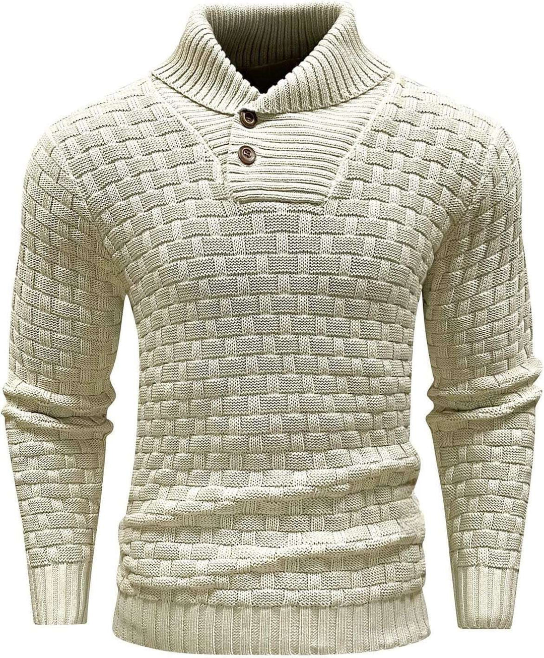 Fashion Round Neck Slim Sweater Men'S
