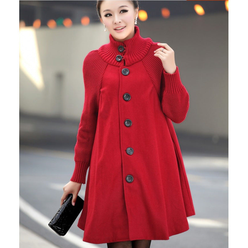 Loose Woolen Coat Coat