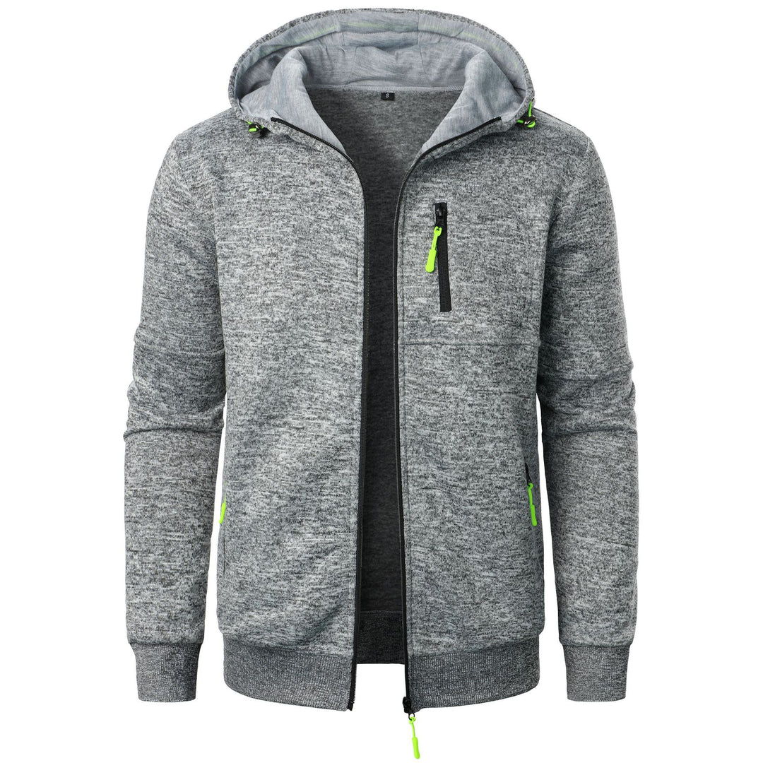 Hooded Jacket Knit Cardigan