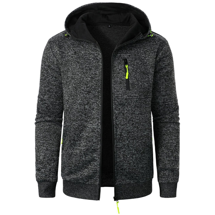 Hooded Jacket Knit Cardigan