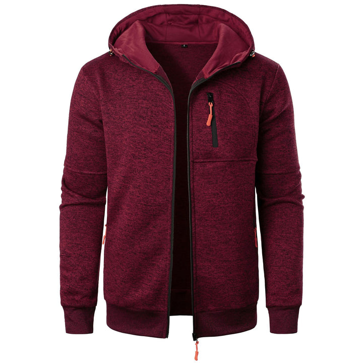 Hooded Jacket Knit Cardigan