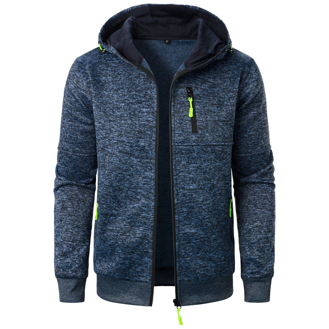 Hooded Jacket Knit Cardigan