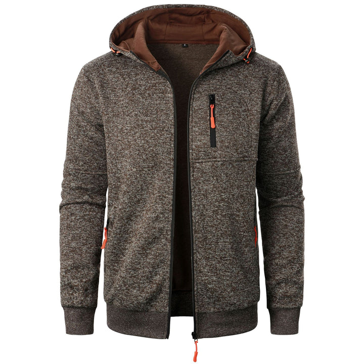 Hooded Jacket Knit Cardigan