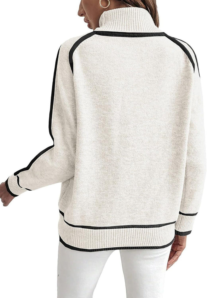 Women'S Long-Sleeved Turtleneck Top