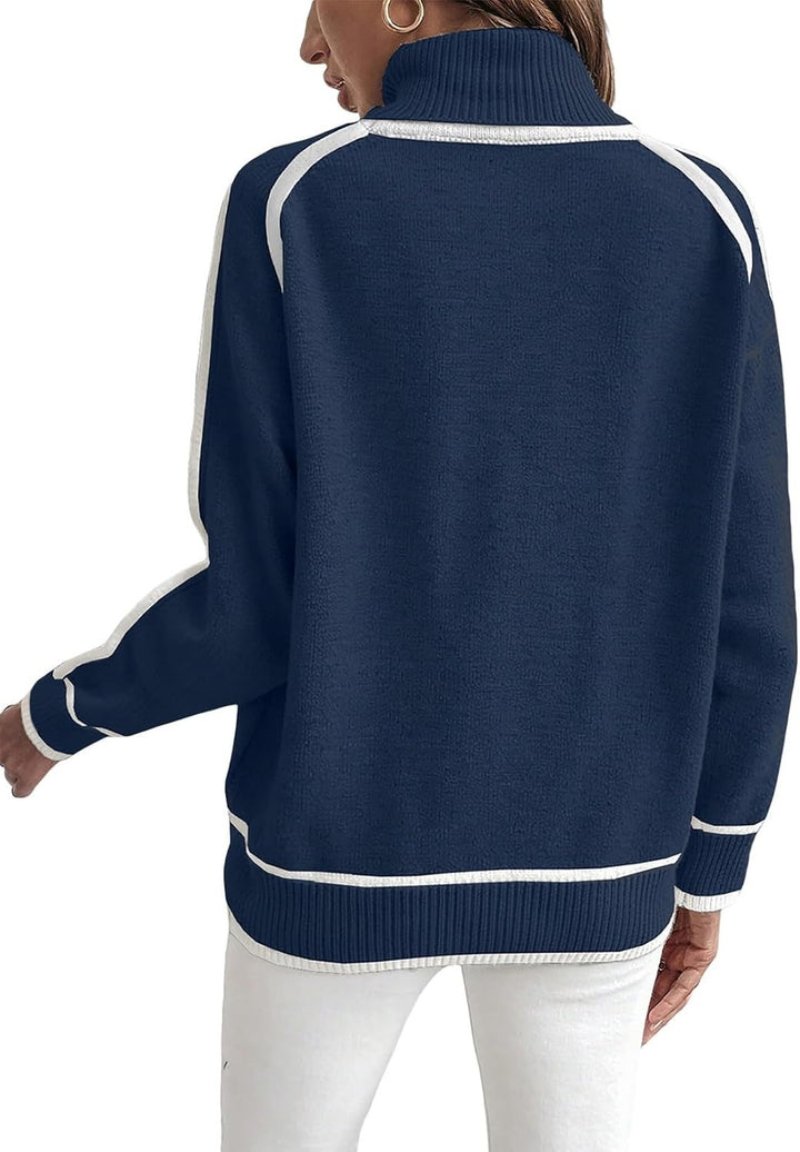 Women'S Long-Sleeved Turtleneck Top