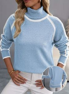 Women'S Long-Sleeved Turtleneck Top