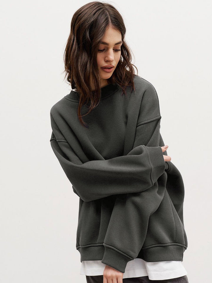 Women'S Round Neck Loose Sweat