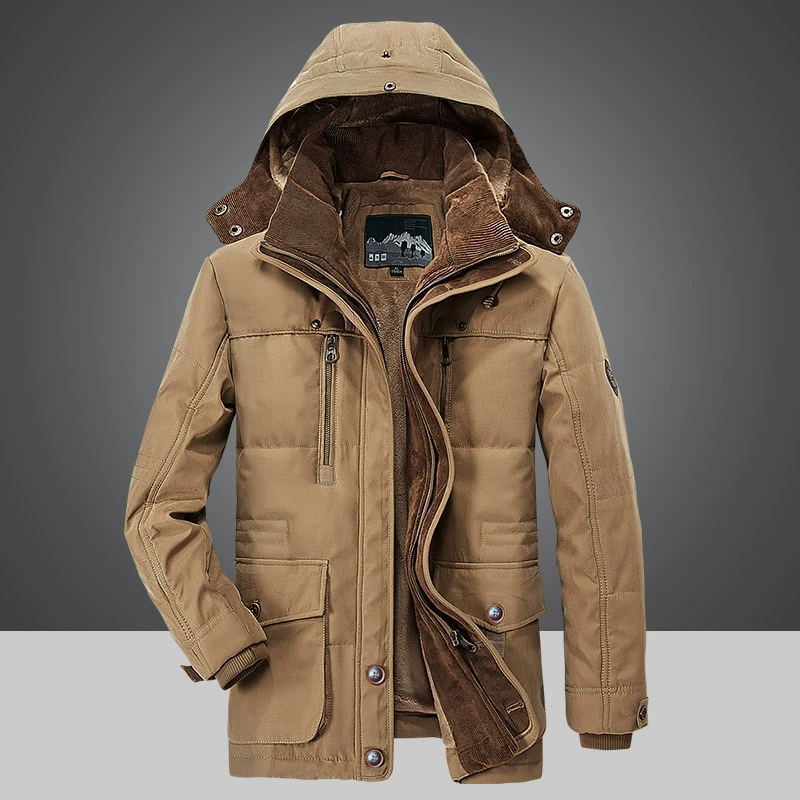 Thickened Middle-Aged And Elderly Cotton-Padded Coat