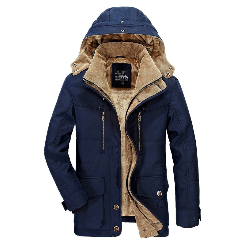 Thickened Middle-Aged And Elderly Cotton-Padded Coat