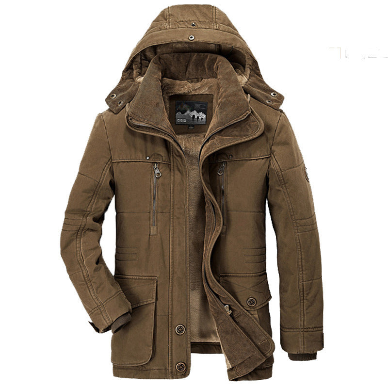 Thickened Middle-Aged And Elderly Cotton-Padded Coat