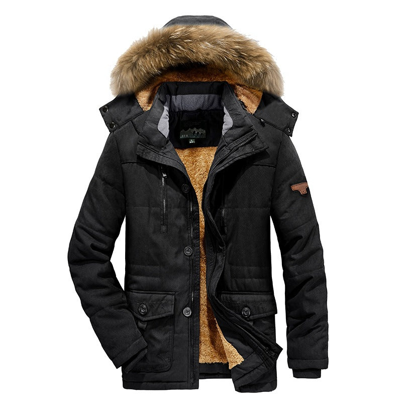 Thickened Middle-Aged And Elderly Cotton-Padded Coat