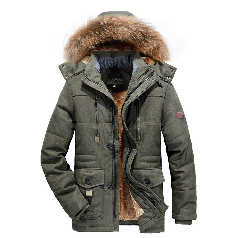 Thickened Middle-Aged And Elderly Cotton-Padded Coat