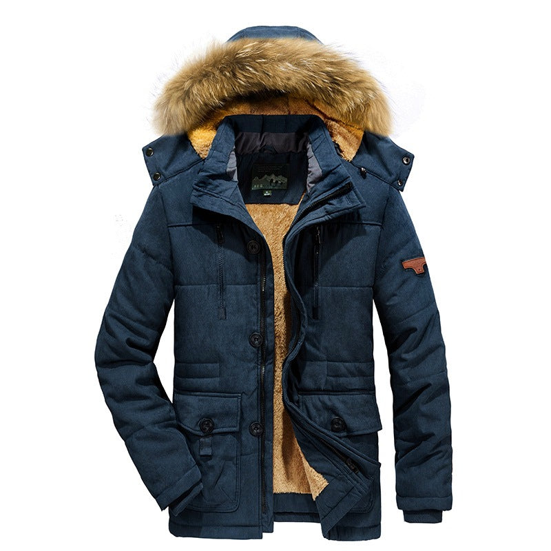 Thickened Middle-Aged And Elderly Cotton-Padded Coat