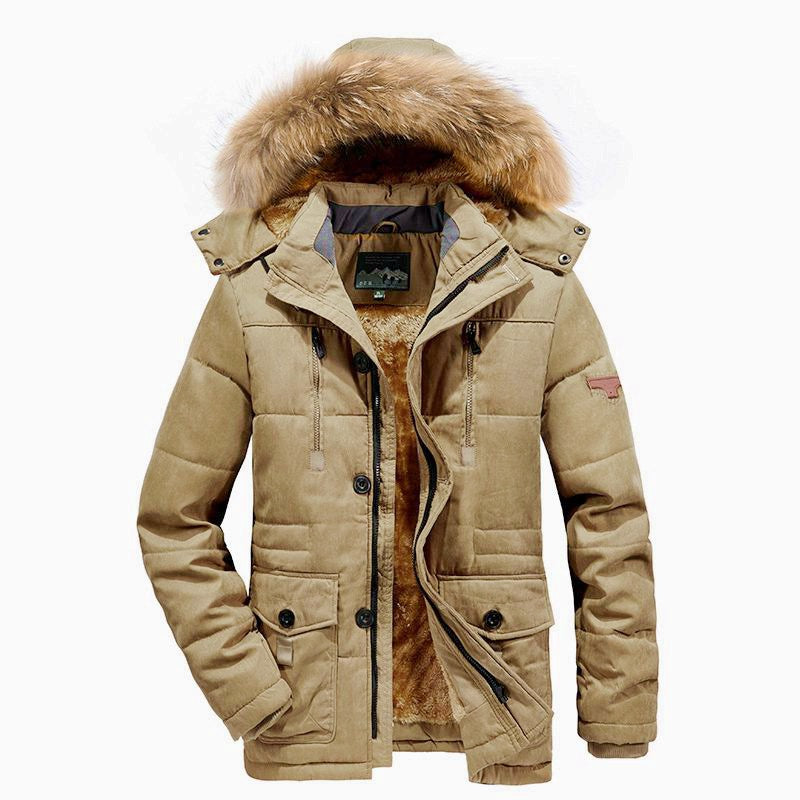 Thickened Middle-Aged And Elderly Cotton-Padded Coat