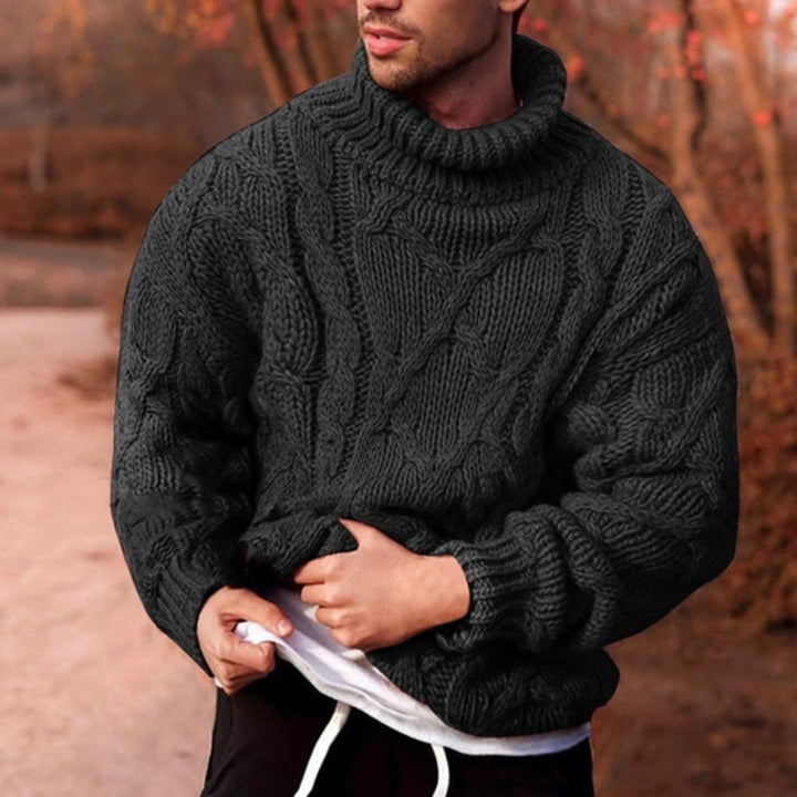 Casual Twist Turtleneck