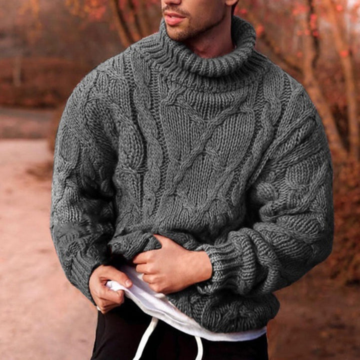 Casual Twist Turtleneck