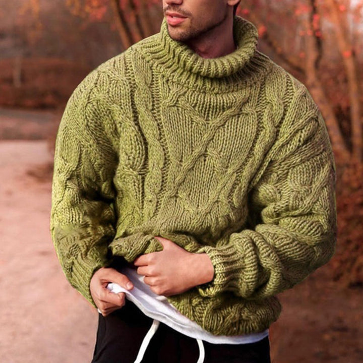 Casual Twist Turtleneck